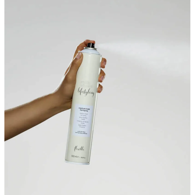 Лак для волосся середньої фіксації Hairspray Lifestyling Milk Shake 500 мл 